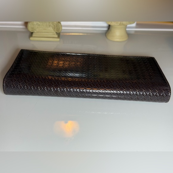 Authentic fendi brown leather wallet with COA,insert,chain ❤️🖤❤️🖤 - Picture 6 of 14